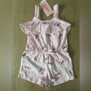 Juicy Couture baby Toddler Little Girls Romper Sz 24M *B6